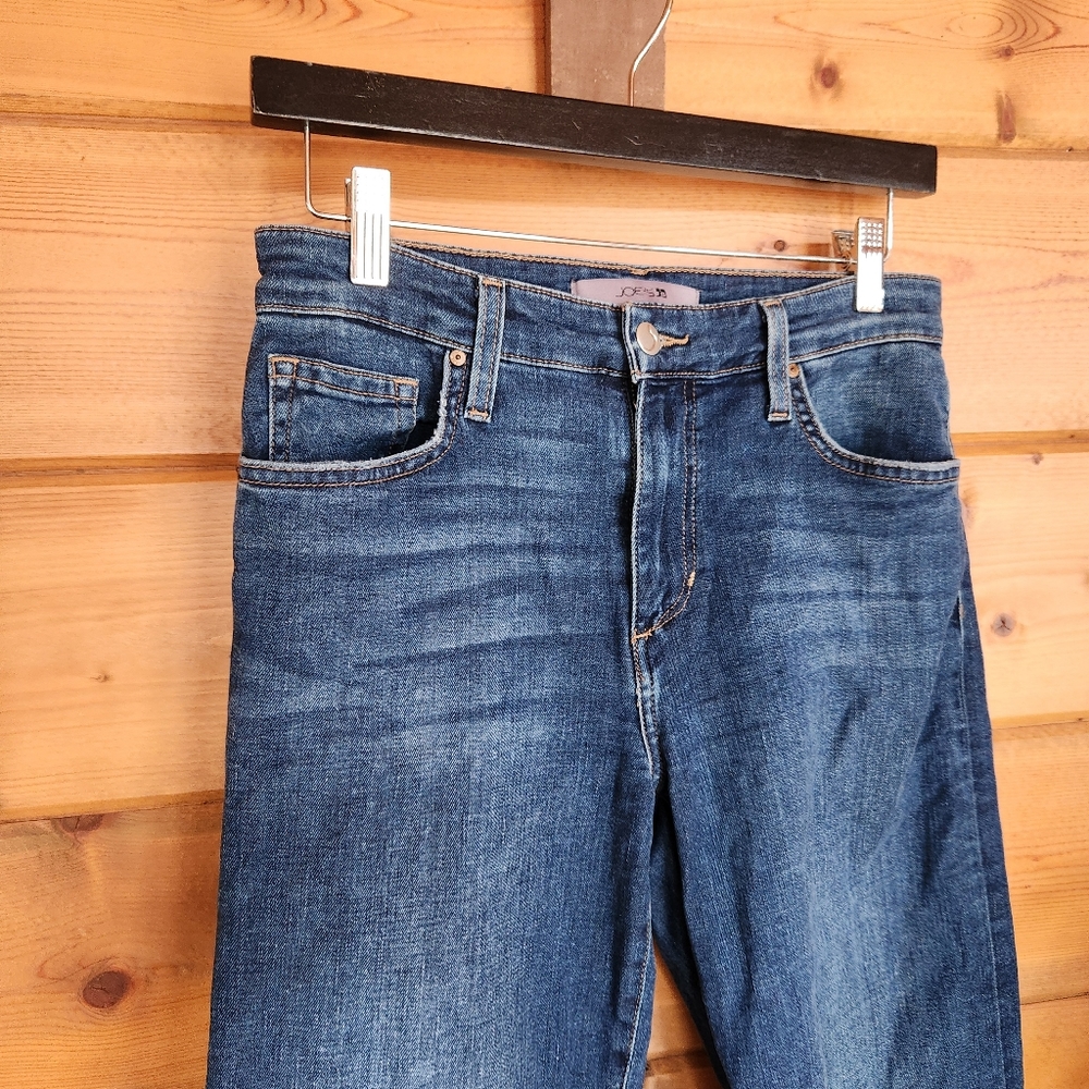 Joe’s Jeans 💜 Boyfriend Halstead Dark Stone Wash High Rise Straight Sz 26 X 30" - Picture 2 of 9
